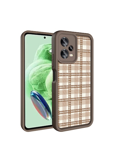 Xiaomi Redmi Note 12 5g Kılıf Kamera Korumalı Baskılı Arka Yüzey Zore Klas Kapak Beyaz