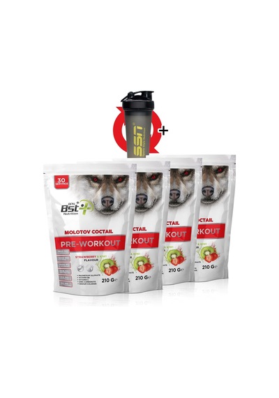 Bpn Eco Molotov Coctail Preworkout 210G Çilek Kivi 4 Lü Paket