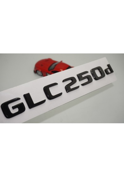 GLC 250d Bagaj Parlak Siyah ABS 3M 3D Yazı Logo