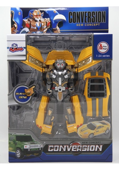 Kutulu Dönüşebilen Robot-Jeep 1:24