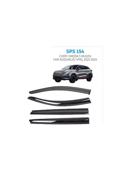 Chery Omoda 5 Sunplex Mugen Cam Rüzgarlığı 4prç 2023-2024