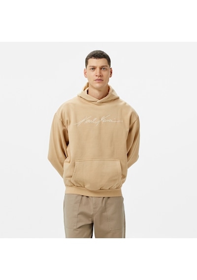 Karl Kani Og Eagle Print Os Erkek Gri Hoodie Düz Km243-055 11190430