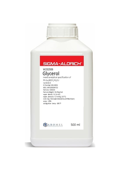 Sigma Aldrich Bitkisel Gliserin L 500 Ml L Sigma W252506 Glycerol