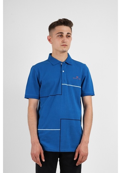 Bearraybon Erkek Polo Yaka T-Shirt-Saks (504687547) Saks