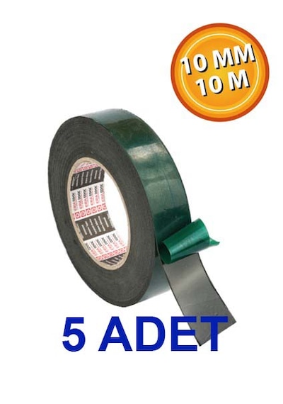 Çift Taraflı Eva Köpük Band 10mm 10yrd 5 Adet