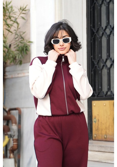 Gigi Wardrobe Chelsea Sport Takım Bordo Bordo