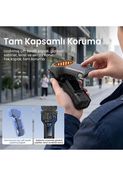 Djı Osmo Pocket 4p İle Uyumlu Altı Açık Koruyucu Çanta 4pshort