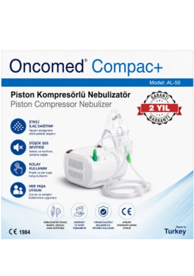 Oncomed Compact Piston Kompresörlü Nebulizatör