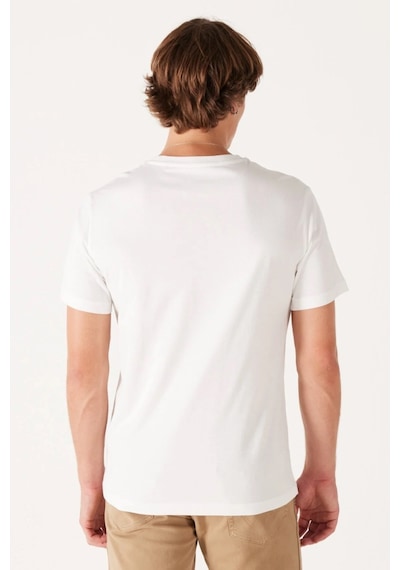 Wrangler Lightweight Ss 3color Log Beyaz Erkek Kısa Kol T-shirt Beyaz