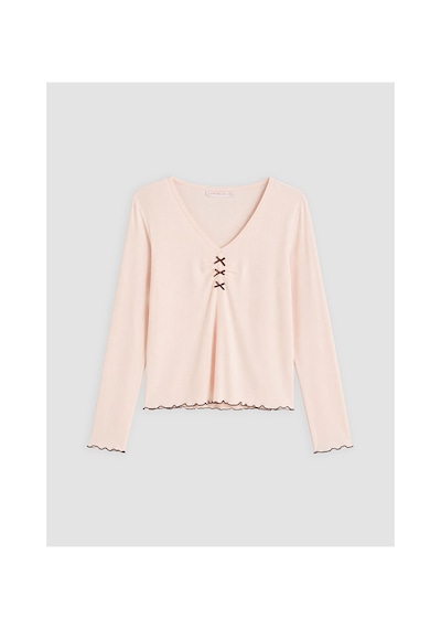 Lcw Dream Pembe V Yaka Kadın Pijama Takımı