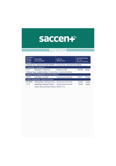 Vioment Saccent 20 Kg - Doğru  Için; Etkili Perans -
