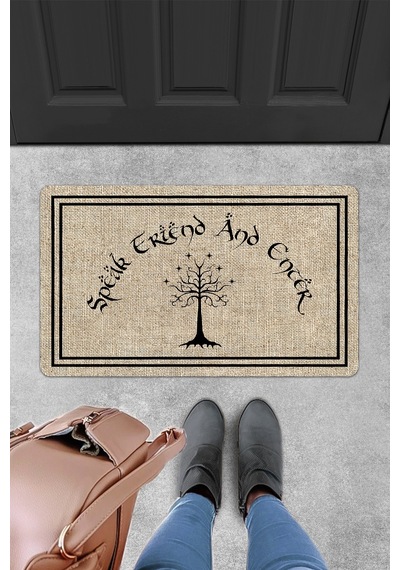 Evaşk Kapı Önü Paspası Vinil Kaymaz Tabanlı 45 X 70 Evaşkdm12107