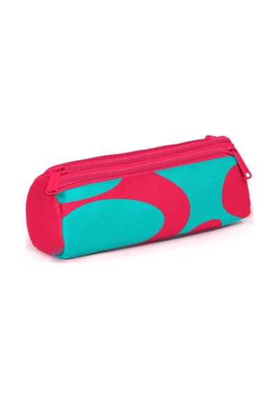 Coral High Neon Mercan Turkuaz Desenli 3 Lü Okul Çanta Seti Set0123685 Mercan
