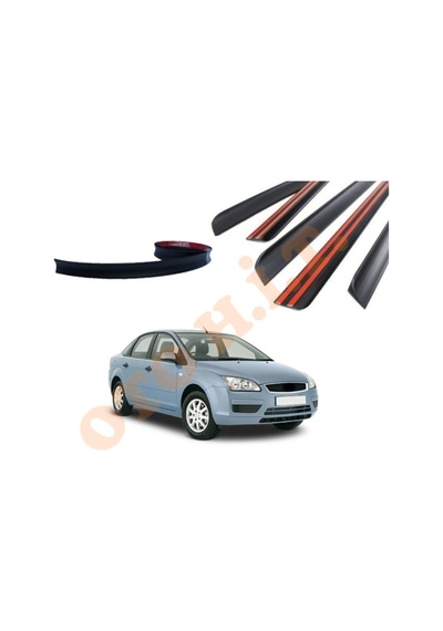 Ford Focus 2 Uyumlu Bagaj Üstü Spoiler Mat Siyah