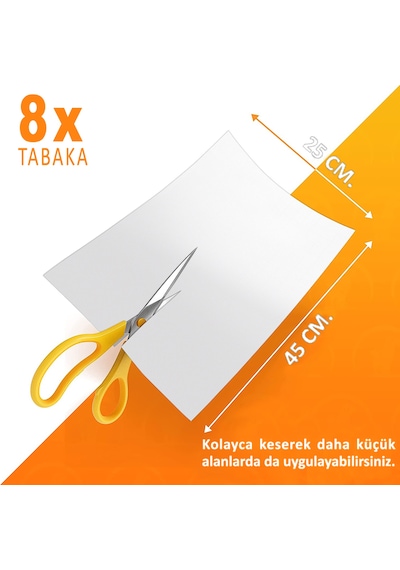 Paw Away Kedi Eğitim Bandı Tek Yüz Yapışkanlı Tırmalama Caydırıcı 8'li
