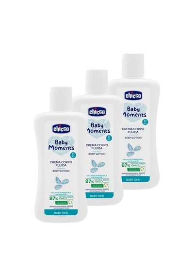 Chicco Baby Moments Doğal Saç Ve Vücut Şampuanı 200 ml x 3 Adet