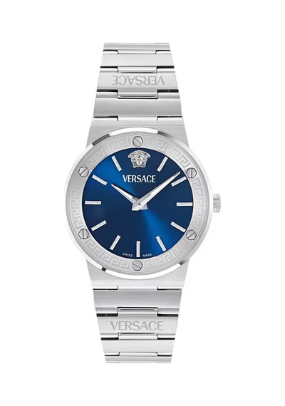 Versace Greca Logo Aereo 38 Mm Quartz Saat Vrscve5q00326 Lacivert
