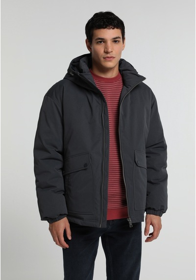 Colin's Colins Relaxed Fit Kapüşonlu Fermuarlı Astarlı Erkek Mavi Mont Cl1082380 Q1.v1 Inv İndigo