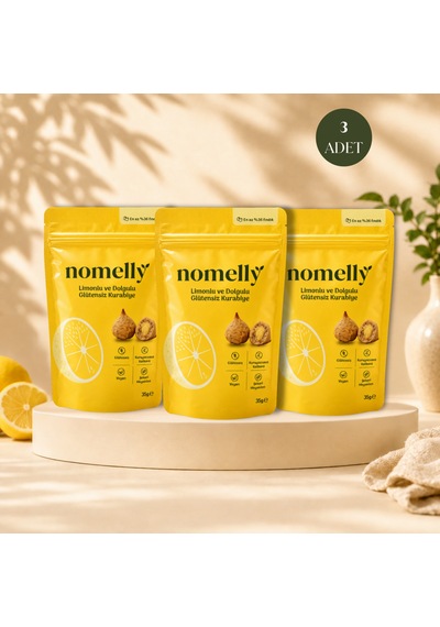 3'lü Limonlu Ve Dolgulu Glütensiz Kurabiye