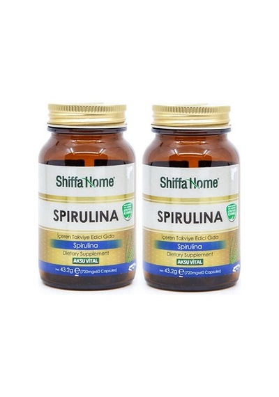 Shiffa Home Spirulina Kapsül 720 Mg 60 Kapsül 2 Kutu