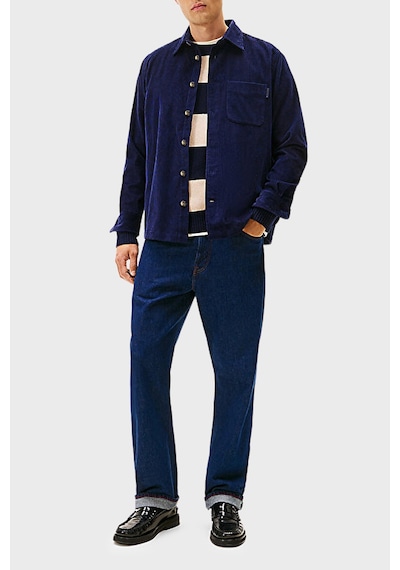 Tommy Hilfiger Erkek Gömlek Mw0mw40489 Bcl Lacivert Lacivert