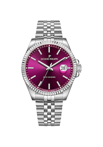 Jacques Philippe Jpqgs5913x6brgv2 Erkek Kol Saati Metalik Gri