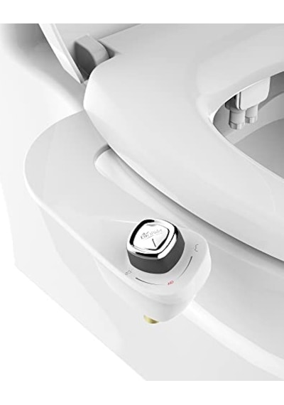 Bide Tuvalet Takımı Beyaz Çift Nozzle Taze Su Sprey Elektriksiz Kolay Montaj Pirinç Giriş Ve Iç Valf Çok Renkli