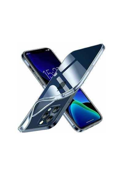 Apple Uyumlu iPhone 15 Pro Uyumlu Kılıf Lüx Şeffaf Silikon