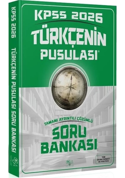 2026 Kpss Türkçenin Pusulası Soru Bankası Çözümlü Cba Yayınları