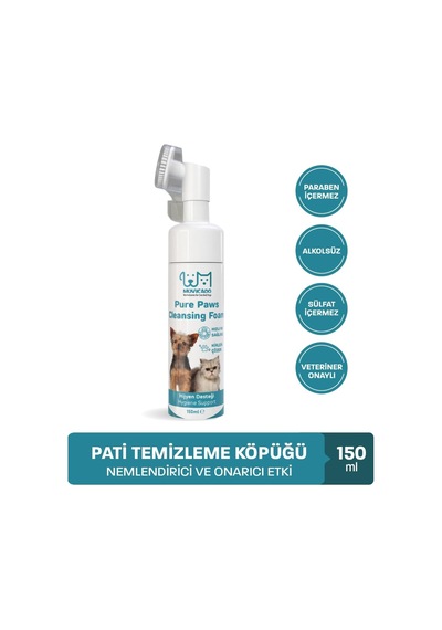 Kedi Köpek Pati Temizleme Köpüğü Pati Yıkama Jeli Hijyen Bakım Spreyi Nano Series