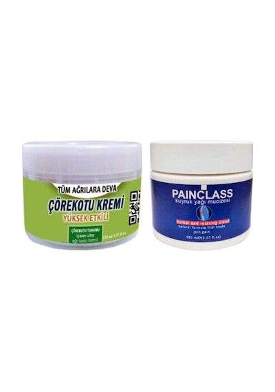 Çörek Otu Rahatlatıcı Krem 150 Ml+painclass 100 Ml Kuyruk Yağı Kremi
