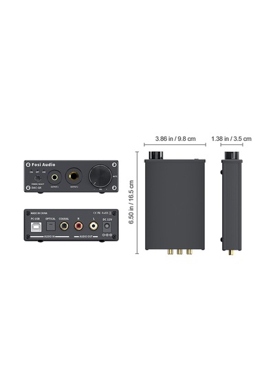 Fosi Audio DAC-Q5 Hifi 2.0 Mini Stereo Kod Çözücü