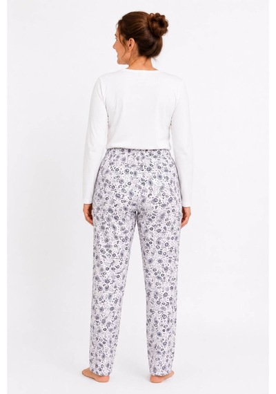 Neco Giyim Kadın Anne Desenli Pijama Altı Çok Renkli