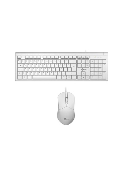 Lecoo Cm101 Usb Kablolu Türkçe Q Klavye - Mouse Seti Beyaz