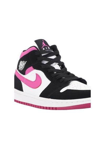 Nike AIR JORDAN 1 MID Kadın  Siyah / Pembe Sneaker