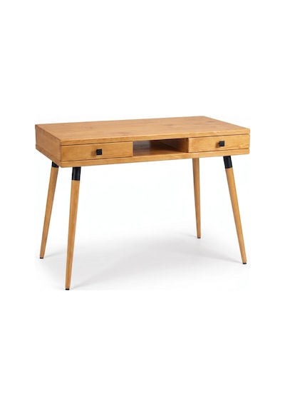 Mobenta Modest Desk: Masif Çalışma & Laptop Masası 2 Çekmece 1 Bölme - 120x60 Tk Ahşap
