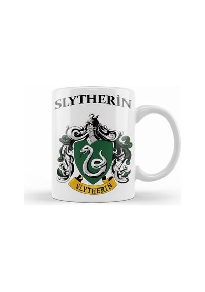 Slytherin Kupa Bardak Porselen No26194 Karışık