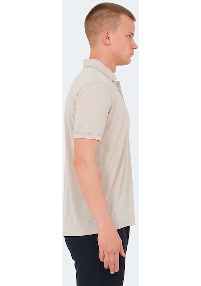 Slazenger KATSURO Erkek Polo Yaka Bej Tişört