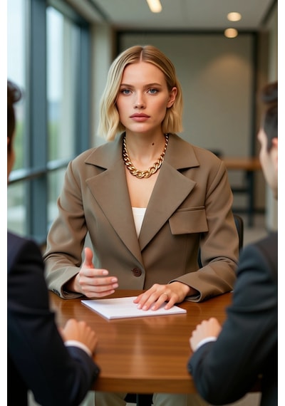 Benerly Kadın Oversize Ceket Yaka Uzun Kol Düz Desenli Blazer Ceket Fonks Vizon