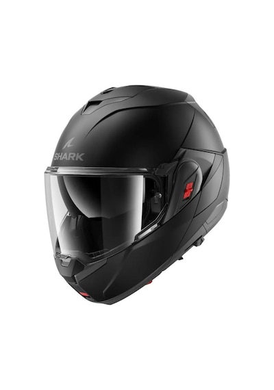 Shark Oxo Dark Shadow Mat Siyah Çene Açılır Kask Siyah