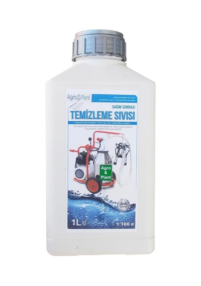 Agro Plant Süt Sağım Makinesi Sağım Sonrası Temizleme Sıvısı Dezenfektan 1lt