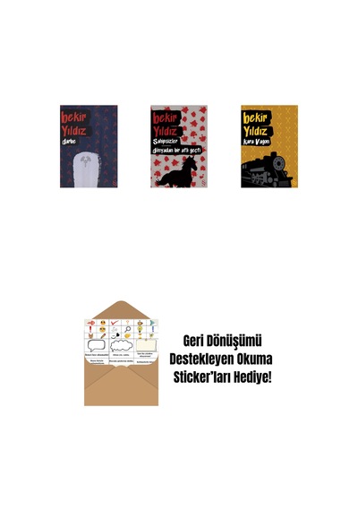Darbe + Sahipsizler - Dünyadan Bir Atlı Geçti + Kara Vagon + Okuma Sticker'ları