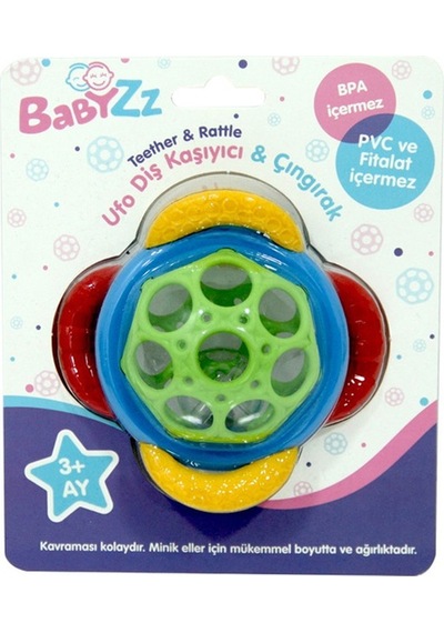 Enfal Babyzz Ufo Diş Kaşıyıcı & Çıngırak Byz-30800 Diğer