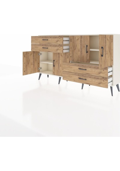 Arges Konsol 3 Raflı 4 Çekmeceli 4 Kapaklı 176x30x99 Aytaşı-çam Atlas Çam/atlas Çam - Aytası Arges Konsol 3 Raflı 4 Çekmeceli 4 Kapaklı 176x30x99 Aytaşı-çam Atlas Çam/atlas Çam - Aytası