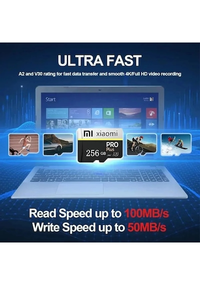 Xiaomi Gerçek Kapasiteli Sd Hafıza Kartı 2 Tb Mikro Tf Kart 1 Tb 512 Gb Mikro 2tb