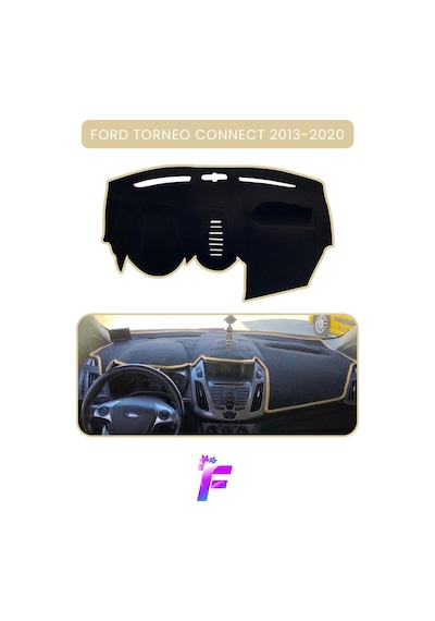 Ford Torneo Connect 2013-2020 Torpido Örtüsü Güneşten Korur Tam Uyum Tc1