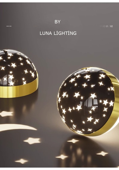 Dolunay Model Gold Kaplama 3 Renk Metal Salon Mutfak Oturma Yatak Odası Modern Led Sarkıt Avize Gold