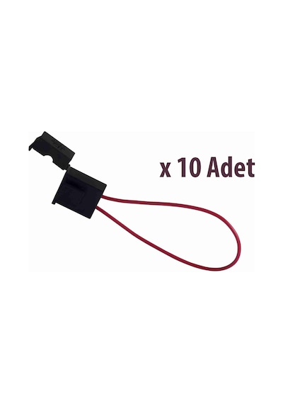 Bıçak Sigorta Yuvası Kapaklı 1.5 Mm 10 Adet Kablolu