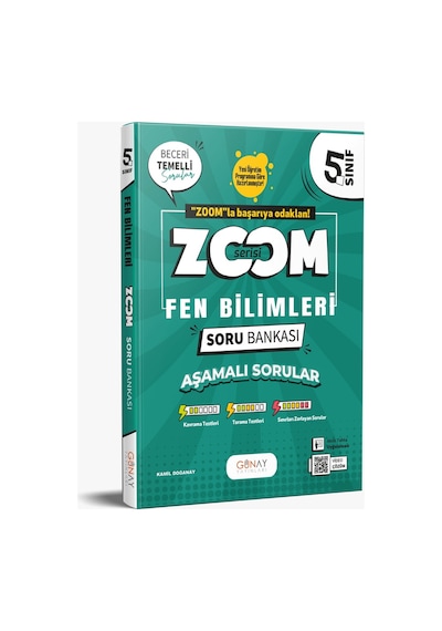 Günay Yayınları 5. Sınıf Zoom Soru Bankası Yeni 5 Kitap Seti