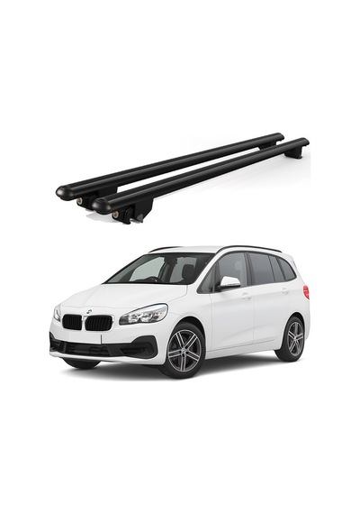 Kanca Bmw 2 Serisi 2014 Ve Sonrası Uyumlu Siyah Kilitli Ara Atkı 120cm Port Bagaj Tavan Barı